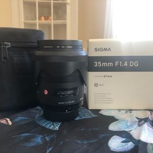 Sigma 35mm 1.4 Art Lens for Nikon